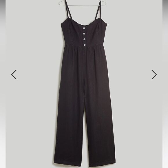J. Crew Sleeveless Wide-Leg Jumpsuit - Picture 1 of 6